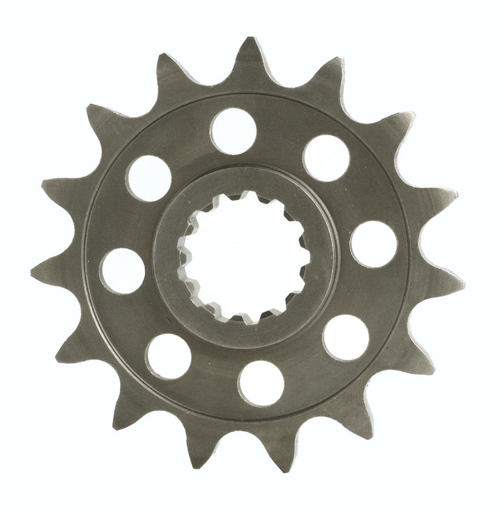 PBR Steel Standard Front Sprocket 432 - 520 432 13 18NC i stål med 13 kuggar och centrumhål, reservdel för fordonstillbehör.