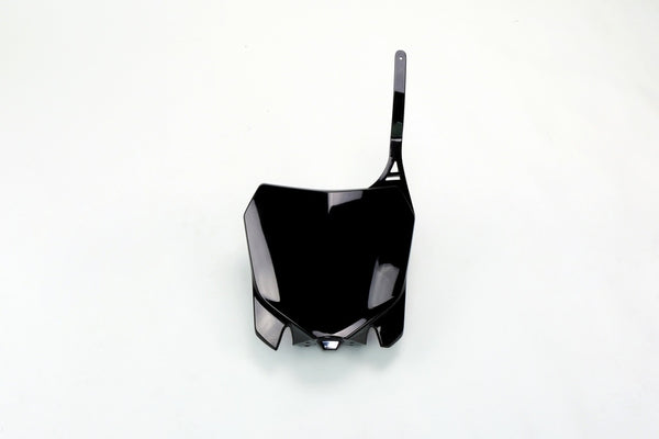 UFO Front Number Plate Black Honda CRF450R/250R HO04656#001