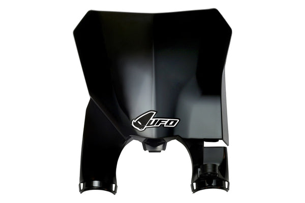 UFO Stadium Voorste nummerplaat Zwart Honda CRF450R/RX HO04679#001