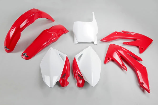 UFO Plastic Kit OEM Kleur Rood/Wit Honda CRF250R HOKIT105@999