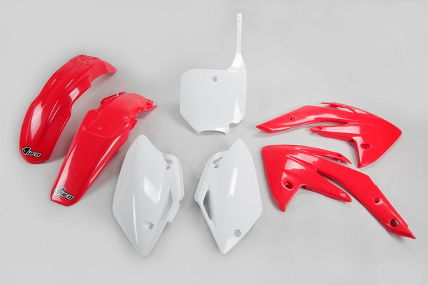 UFO Plastic Kit OEM Kleur Rood/Wit Honda CRF150R/150F HOKIT111@999