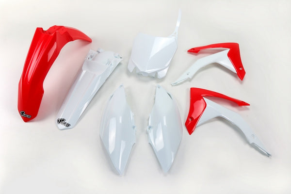 UFO Plastic Kit OEM Kleur Rood/Wit Honda CRF250R/450R HOKIT116@999