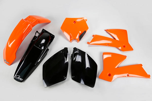 UFO Plastic Kit OEM Color Oranje/Black KTM KTKit501b@999