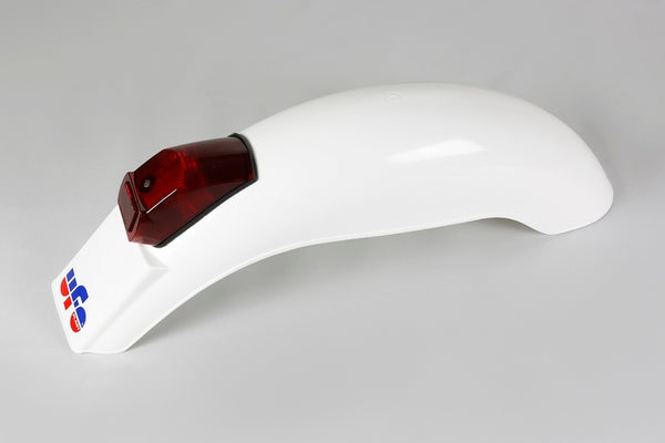 UFO enduro achter spatbord + lichte witte me08025#w