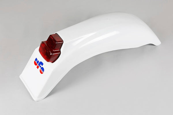 UFO enduro achter spatbord + lichte witte me08026#w