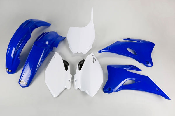 UFO Plastic Kit OEM Kleur Blauw/Wit Yamaha YZ250F/450F Yakit305@999