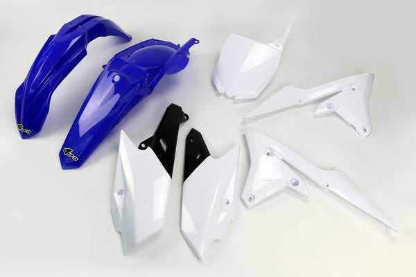 UFO Plastic Kit OEM-kleur (2014) Blue/White/Black Yamaha YZ-F250/450 Yakit318@999