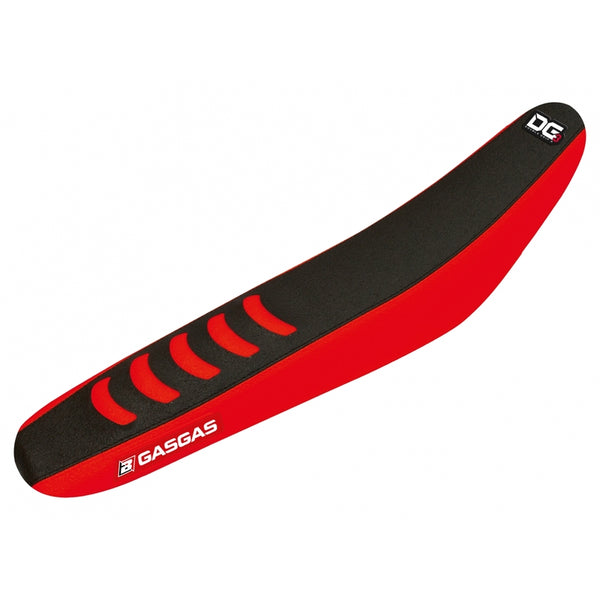 Blackbird dubbele grip 3 zadelbedekking - rood/zwart - gasgas 1908H