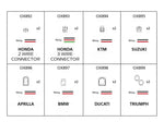 Oxford -indicatoradapterkabel - Honda 2 draadconnector OX892