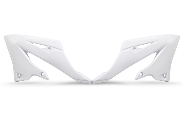 UFO -radiatorafdekkingen - Witte Yamaha YZ125/250 YA04876#046