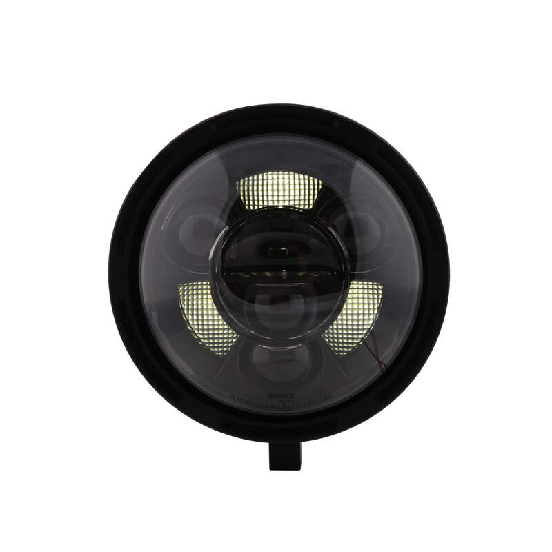 Highsider frame-R1 Type 11 7 inch LED hoofdkoplamp, onderste bevestiging 223-259