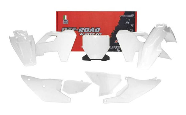 Racetech Plastic Kit 7 delen-wit naar Husqvarna (R-KithSQ-BN0-523)