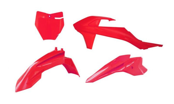Racetech Plastic Kit 4-delige Red R-KitkTM-RG0-050