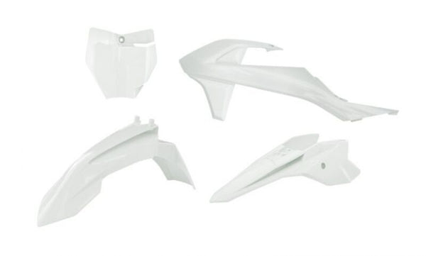 Racetech Plastic Kit 4-stuks-White R-Kitktm-BN0-050