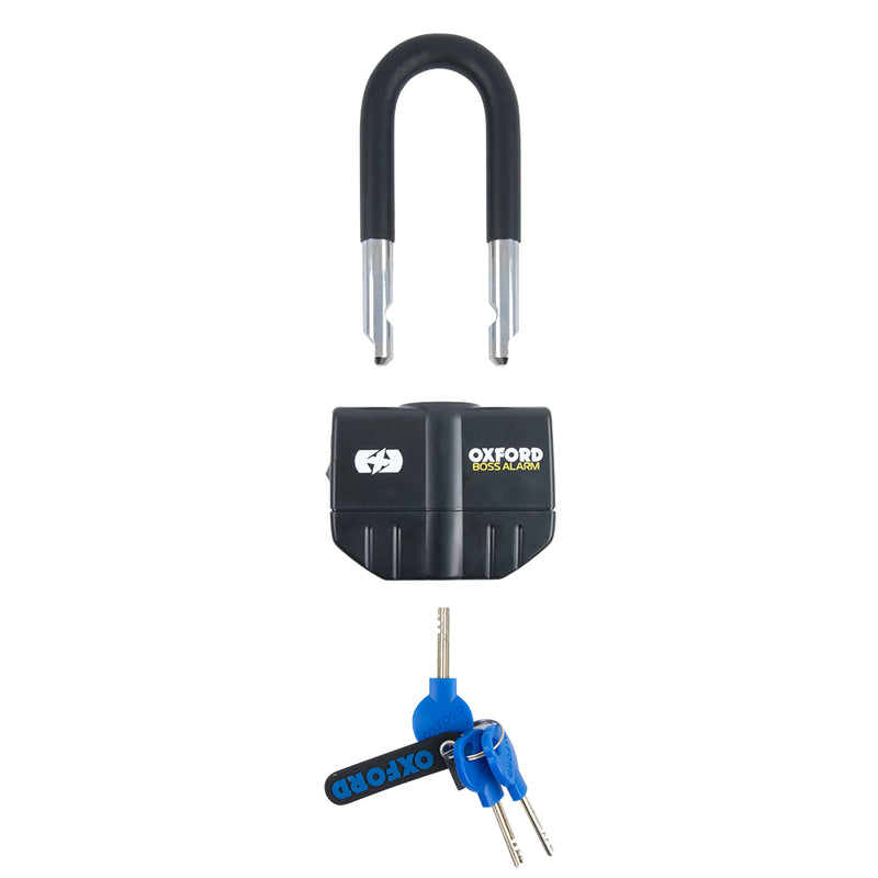 Oxford Boss Alarm Lock 16mm + ketting 12 mm x 2.0m LK482