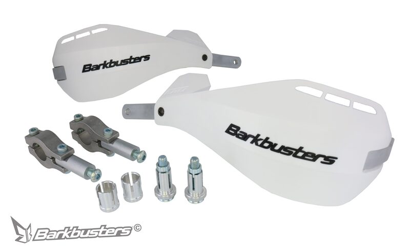 Barkbusters ego handbuards-twee-puntbevestiging (rechte 22 mm) ego-201-00-witte