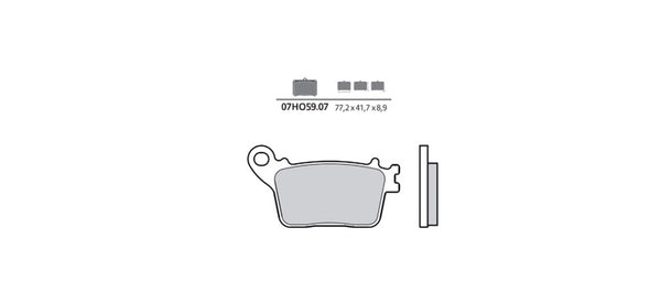 Brembo Carbon keramische remblokken - 07HO5907 07HO5907