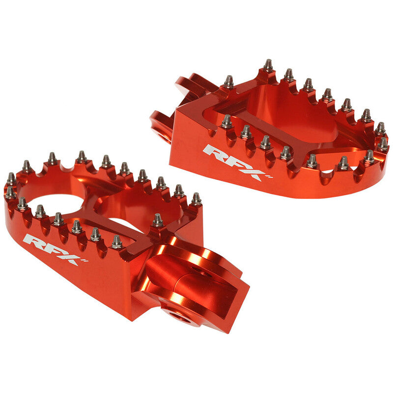 RFX Pro Footlests - Orange FXFR5050099or