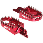 RFX Pro Footlests - Red FXFR5050099rd