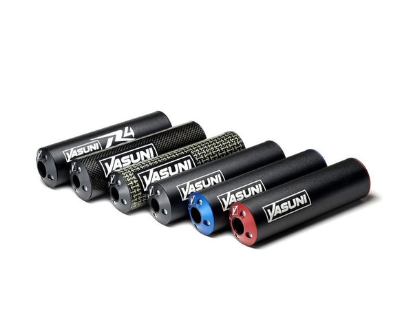 Yasuni Volledig uitlaatsysteem Alu Black / Alu Blue Tub1001-4A