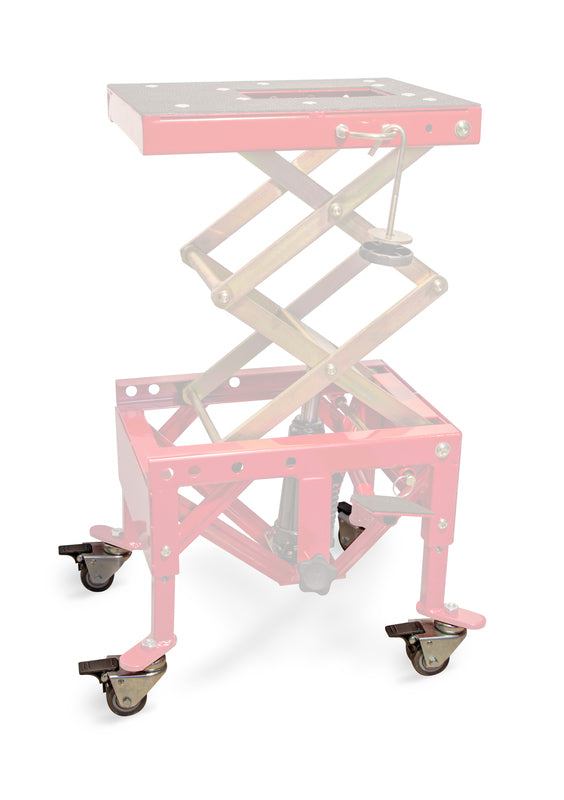 Vectorwielen voor hydraulische lift