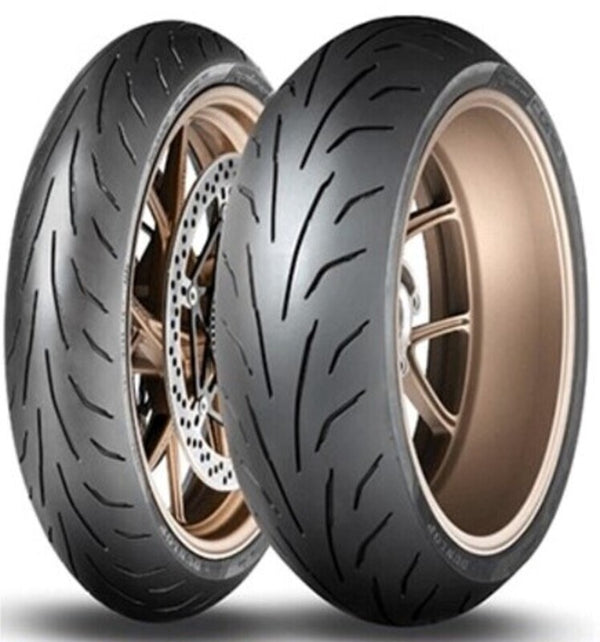 Dunlop bandenset Kwalificatie -kern (120/70ZR17+180/55ZR17)