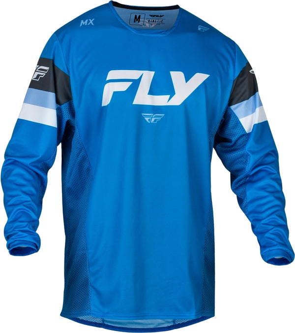 Fly Racing Kinetic Prix Jersey - Bright Blue/Charcoal/White 377-420s