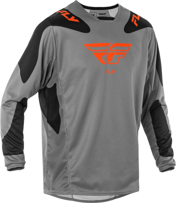 Fly Racing Kinetic Sym Jersey - Grijs/oranje/zwart 378-422LL