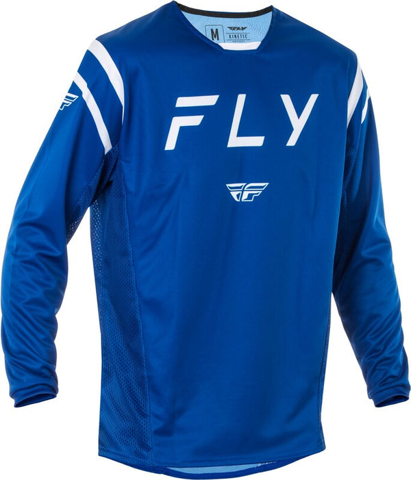 Fly Racing Kinetic Center Jersey - Navy/White 378-521s
