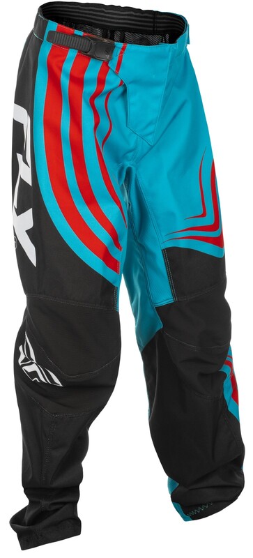 Fly Racing F-16 jeugdpants-cyan/zwart/rood 378-23122