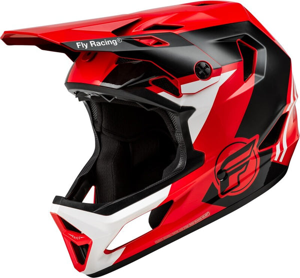 Fly Racing Rayce fietshelm - rood/zwart/wit 73-3611X
