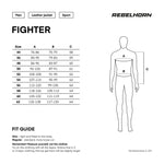 Rebelhorn Mc-Leather Jacket Fighter Black /Flu