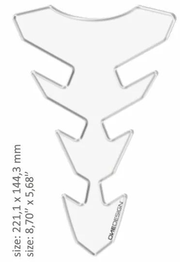 Oneedesign tankpad Slim transparante CGEXSTP