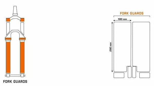 Algis Fork Decal Wt Comic Gloss BK.G06.007