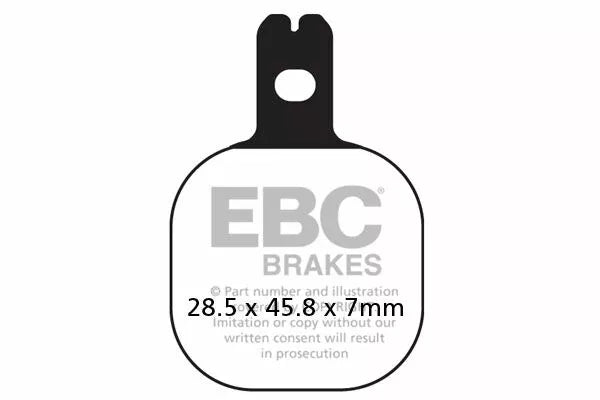 EBC Brake Pad FA ziet er organische FA184 uit