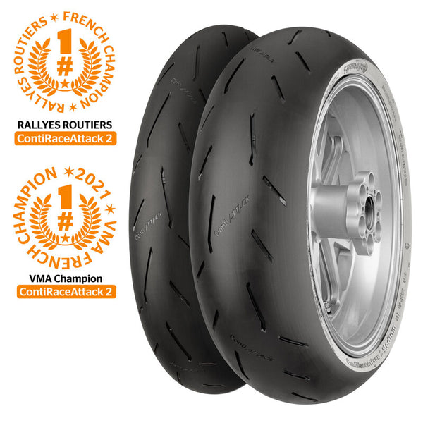 Continental Tyre Contirace attack 2 with 160/60 ZR 17 m/c 69w TL