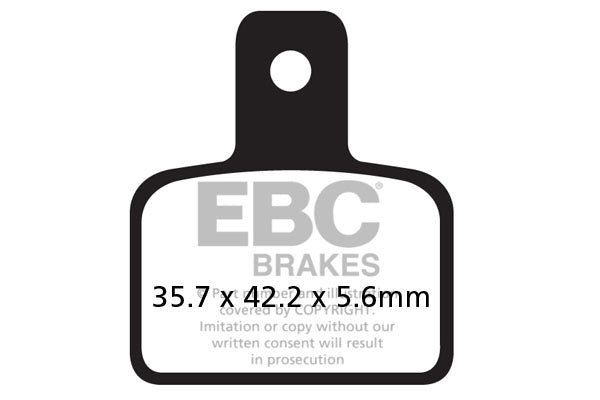 EBC Brake Pad FA ziet er organische FA495 uit