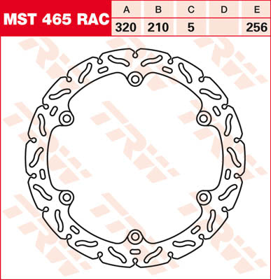 TRW Brake Rotor Fix Rac L/R MST465RAC