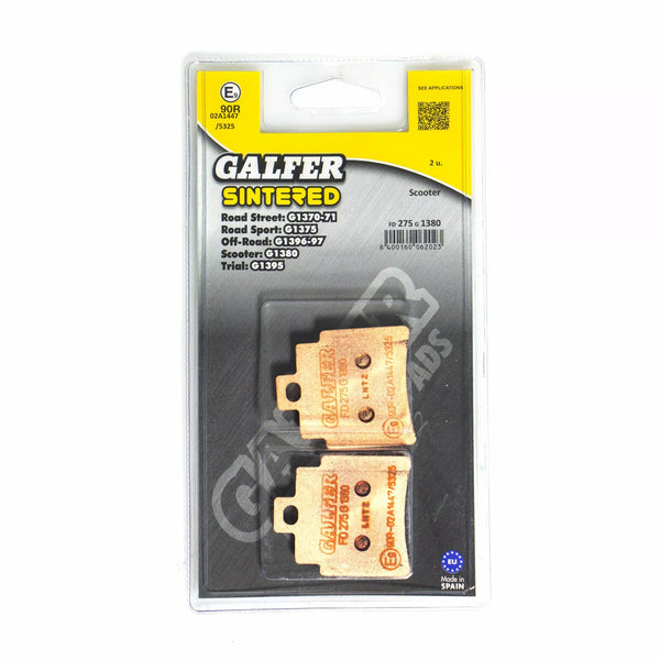 Galfer Brake Pad Sintered Scooter FD275G1380