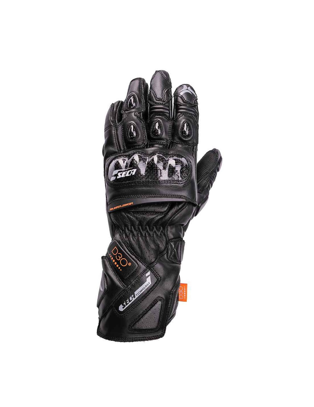 SECA MC-Gloves Trackday Black