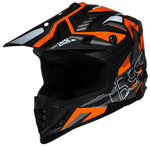 iXS Cross Mc-Hjälm 363 2.0 Svart/Orange med modern design, ventilationsöppningar och robust skydd för motocross och offroad.