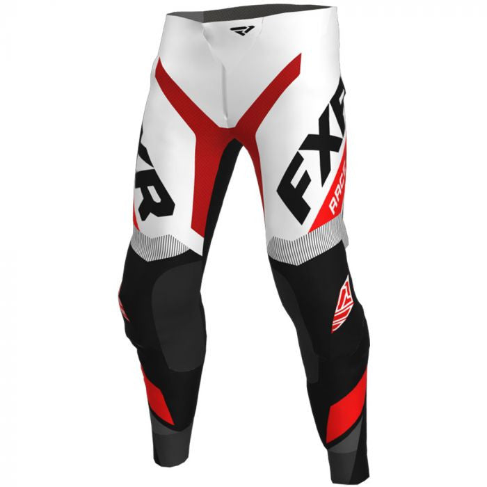 FXR Revo MX Cross -broek 20 Wit /rood /char /zwart