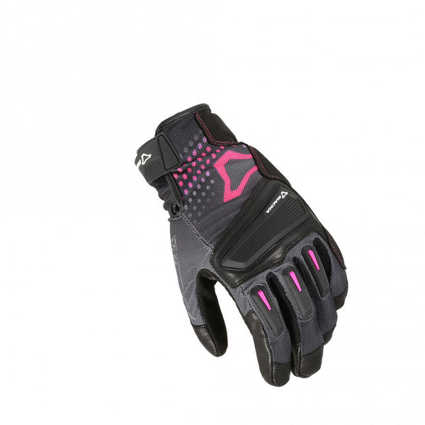 Macna dames mc-gloves yugo zwart /roze