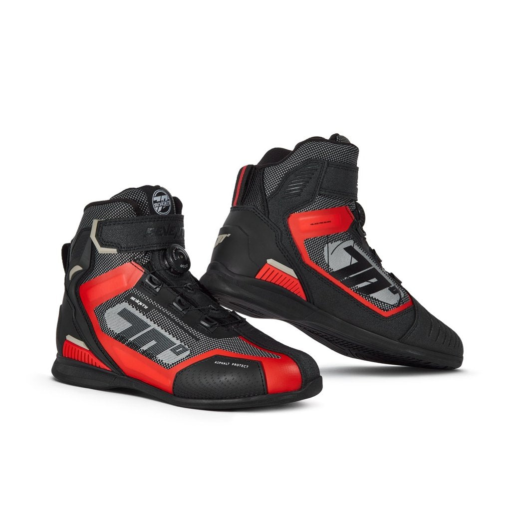 Seventy Unisex MC shoes SD-BR3 Veloce Pro Black /Red