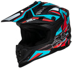 IXS Cross MC Helmet 363 2.0 Black /Petrol /Red