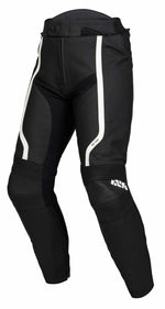 Ixs mc lederen broek ld rs-600 1.0 zwart /wit