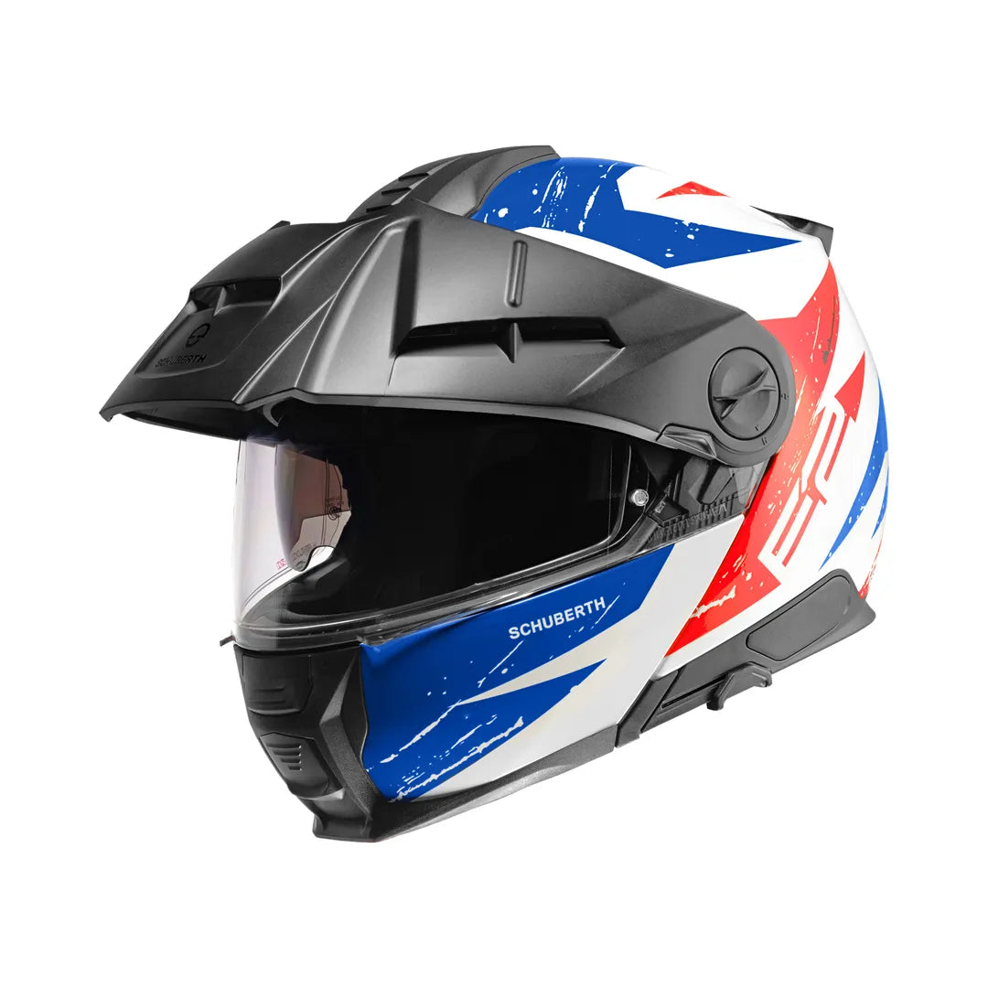 Schuberth Openable MC Helmet E2 Explorer Blue /Red