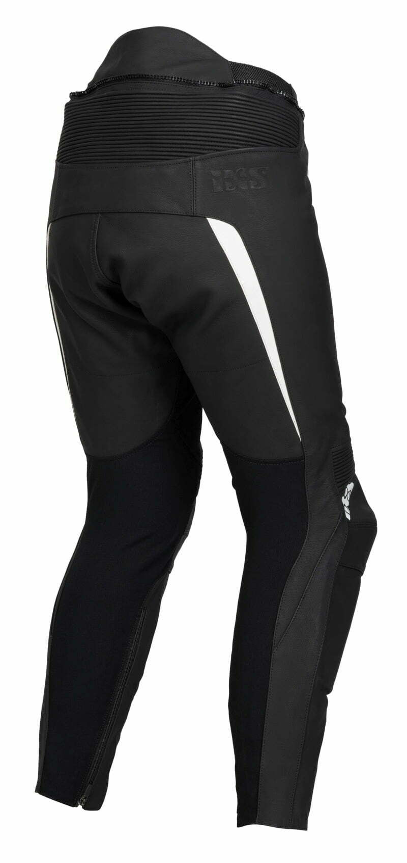 Ixs mc lederen broek ld rs-600 1.0 zwart /wit