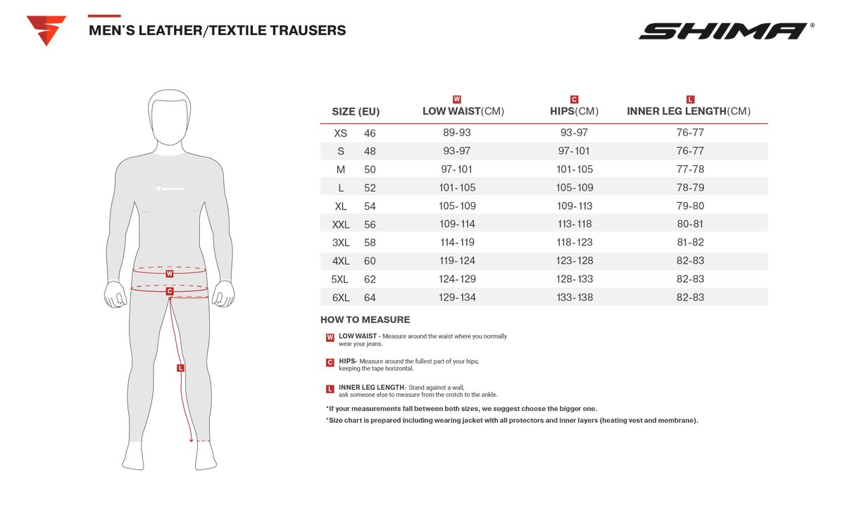 Shima Textil Mc-Byxor Hero 2.0 Grå /Svart