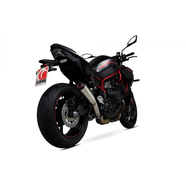 Kawasaki Z H2 2020-2025 Red Power Slip-On Borde roestvrijstalen mouw